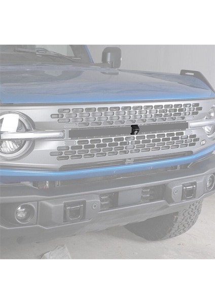 Ford Bronco 2021 2022 2023 Aksesuarlar Için Araba Ön Merkez Izgara Kamera Kapağı Koruma Dekorasyonu - Abs Karbon Fiber (Yurt Dışından) fırsatları