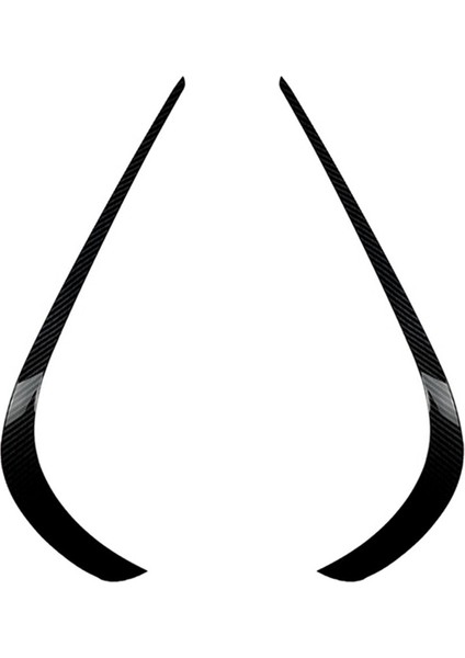 Ön Tampon Ayırıcı Spoiler Sis Lambası Kaşlar Mercedes Için For Benz E Sınıf W212 Facelıct 2013-2015 Karbon Deseni (Yurt Dışından)
