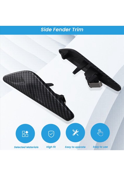 Bmw F25 F26 2013-2017 Için Ön Taraftaki Çamurluk Trim Bitirici 51117338569 51117338570 (Yurt Dışından) fırsatları