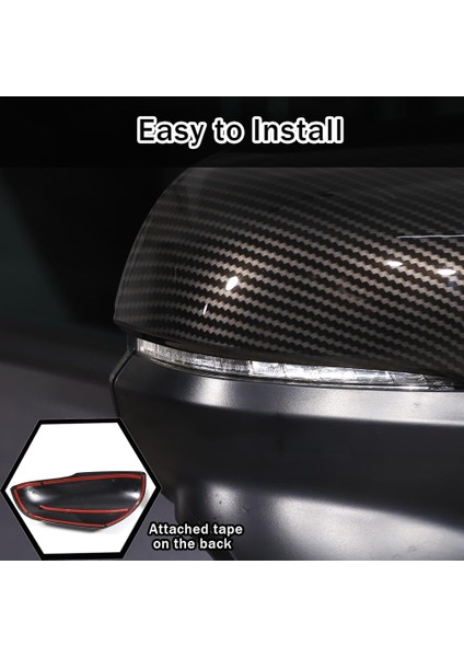 Honda Pilot 2016-2022 Için Ridgeline 2017-2023 Pasaport 2019-2023 Araba Dikiz Aynası Kapak Trim Kapı Yan Kalp (Yurt Dışından) fırsatları