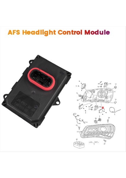 8U0941329 Viraj Lights Ası Far Kontrol Modülü Audi Q3 Için 8u Skoda Super Vw Eos Touareg 7p5 2010-2014 74696000 (Yurt Dışından) fiyatları