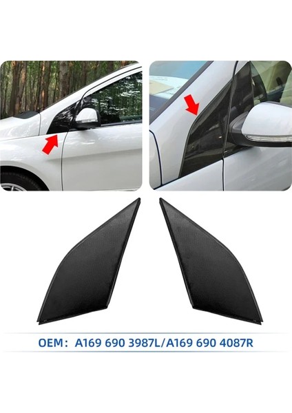 Arka Ayna Yan Üçgen Plaka Üçgen Pencere Trim Plakası A1696903987L A1696904087R Mercedes-Benz B-Serisi W245 (Yurt Dışından) modelleri