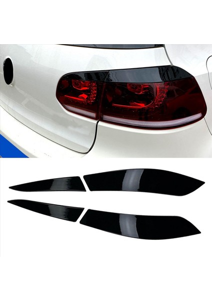 2x Araç Arka Far Kaş Kapağı Kaplama Kafa Işık Lamba Çıkartması 2009-2012 Golf 6 Mk6 (Yurt Dışından) modelleri