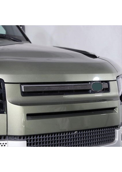 Land Rover Defender Için Karbon Fiber 90 110 130 2020-2024 Ön Tampon Merkezi Izgara Kapak Kaplama Iç Aksesuarları (Yurt Dışından) fiyatları
