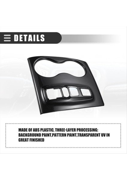 Honda Ridgeline Için 2021-2023 Pilot 2016-2022 Merkezi Kontrol Dişli Vites Panel Kupası Tutucu Kapak Döşeme Karbon Fiber (Yurt Dışından) indirimleri