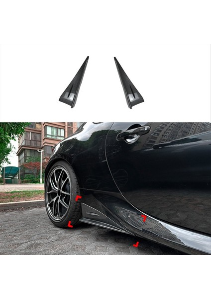 Toyota GR86 Subaru Brz 2022-2025 Yan Etek Rocker Basters Winglet Wings Canard Difüzör A (Yurt Dışından) modelleri