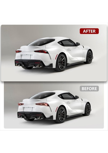 Toyota Supra Için Araba Arka Lamba Kapağı gr A90 A91 Mk5 2019-2024 Füme Arka Lamba Kabuk Kapağı Trim Koruma Aksesuarları (Yurt Dışından) fırsatları