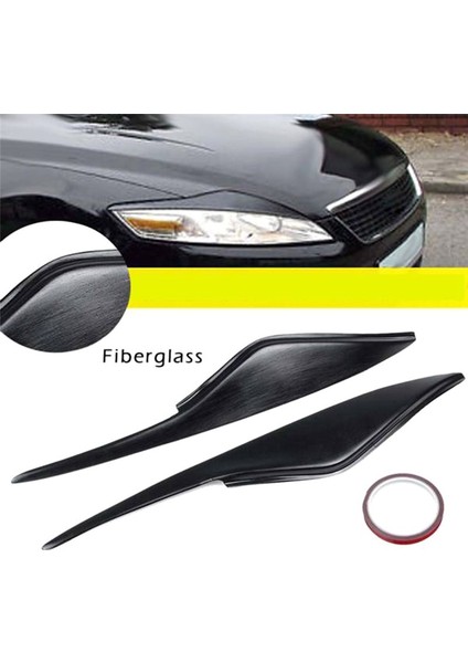 Araba Siyah Far Kaş Kapağı Trim Kafa Işık Lamba Çıkartma Ford Mondeo Mk4 2007-2013 (Yurt Dışından) modelleri