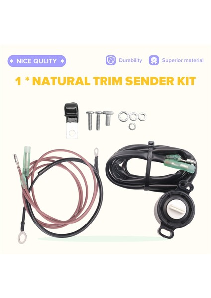 Merkür Dıştan Takma Motor Için Doğal Trim Gönderen Kiti 30 35 40 50 60 Hp 8M0098264 821400A2 821400A05 8M0074845 (Yurt Dışından) fırsatları