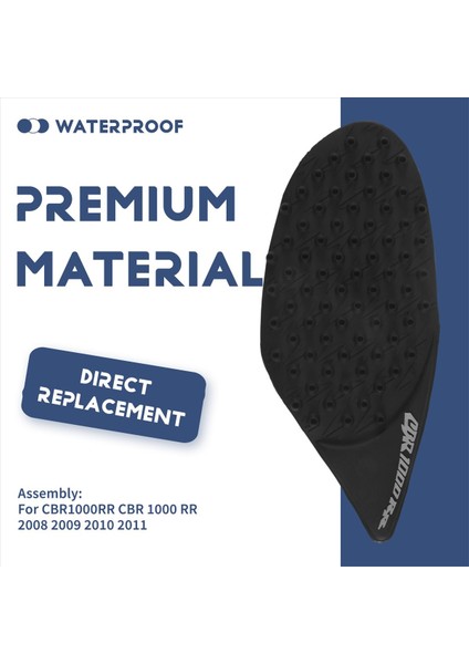 Honda CBR1000RR Cbr 1000 Rr 2008 2009 2011 2011 Için Tank Pad Koruyucu Çıkartma Çıkartma Gaz Diz Kavrama Tank Çekiş Pedi (Yurt Dışından) indirimleri