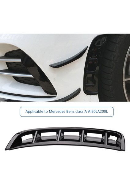 Siyah Ön Tekerlek Tarafı Hava Vent Kanalları Mercedes-Benz A-Serisi W177 A200 A220 A220 A35 Amg 2019 2020 Için Dekorasyon Dekorasyonu (Yurt Dışından) fırsatları