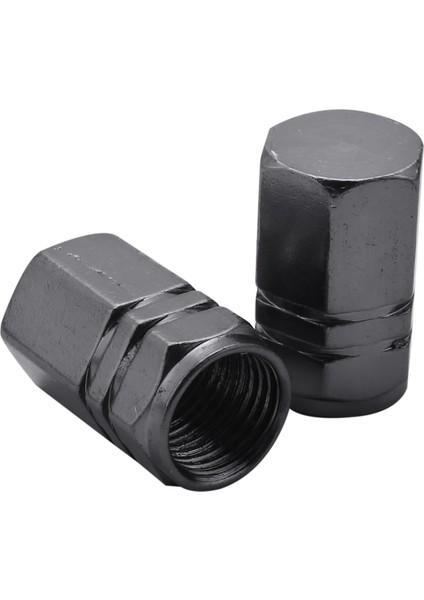 24 Adet Lastik Gövde Valf Kapakları Tekerlek Valfi Kapaklar Araba Toz Geçirmez Lastik Kapağı Altıgen Şekli Titanyum Gri (Yurt Dışından) fırsatları