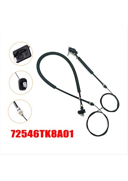 Honda Odyssey Için Motorlu Motorlu 1paır Güç Kaydına Kablo Kablo Kablo Kılı 2011-2020 72546TK8A01 72546-TK8-A01 (Yurt Dışından) fiyatları
