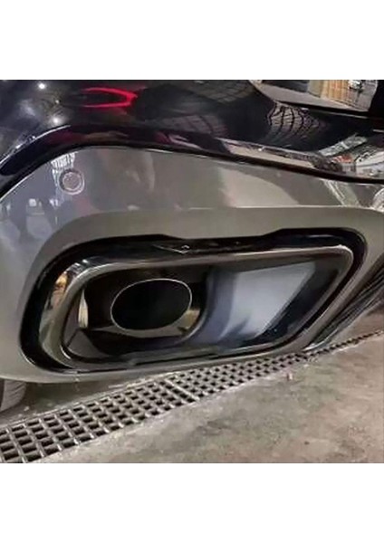 Bmw X5 G05 2021 2022 Araç Egzersiz Muffter Tail Boru Trim Kapak Paslanmaz Çelik Dış Aksesuarlar (Yurt Dışından) modelleri