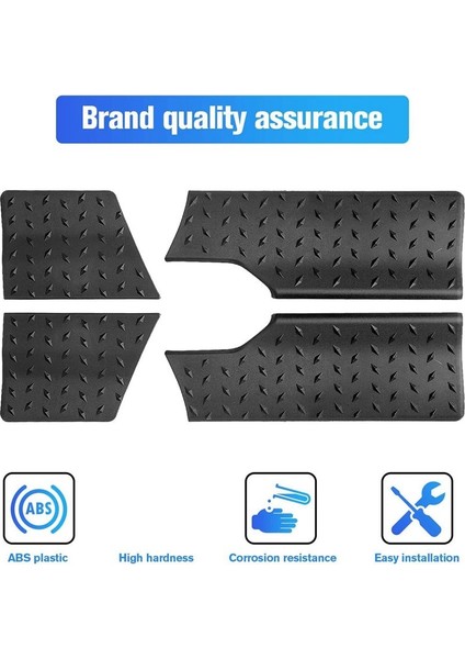 Ford Bronco Için 2021 2022 2023 Cowl Vücut Zırhı Yan Köşe Koruma Kapak Aksesuarları Köşe Koruma 4 Pcs Siyah (Yurt Dışından) indirimleri