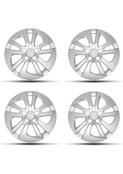 2 Çift 15 Inç Araba Tekerleği Kapağı Göbek Kapağı Toyota Prius 2016-2018 (Yurt Dışından)