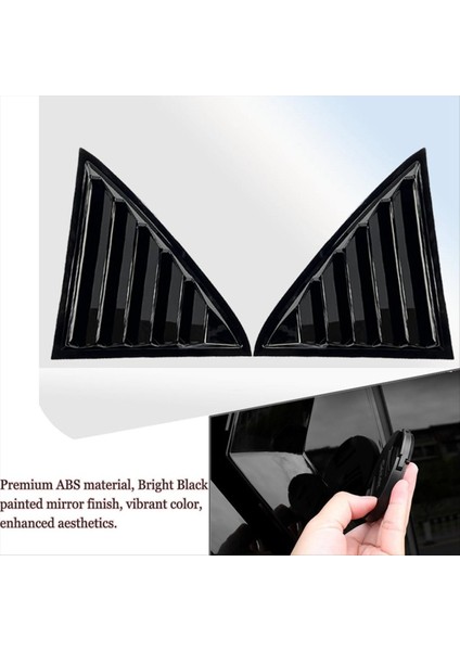 Chrysler Için Arka Cam Panjur Kapağı 300C 2011-2021 Yan Pencere Deklanşı Kapağı Trim Dış Aksesuarlar B (Yurt Dışından) fırsatları