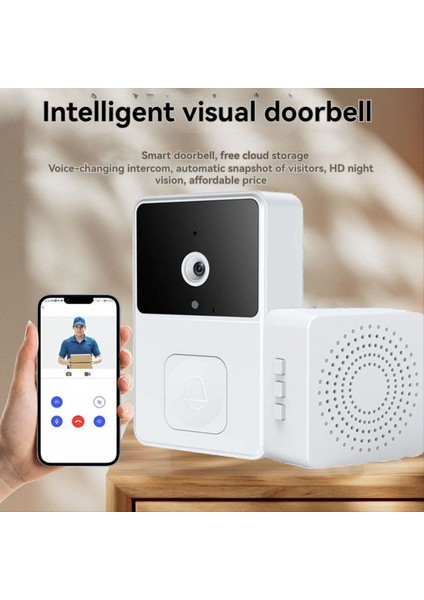 Video Kablosuz Akıllı Kapı Zili Kiti Wifi Video Kapı Zili Kamera Gece Görüşü Iki Yönlü Ses Bulut Depolama Güvenlik Kapı Zili (Yurt Dışından) indirimleri