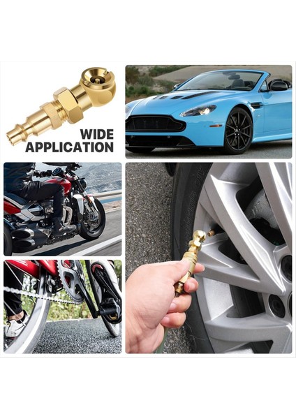 2 Pack Taşınabilir Hava Aynaları Katı Metal Kapalı Top Havası Chuck+1/4 Inç Npt Standart Hızlı Fiş Lastik Şişirme Göstergesi Nozul (Yurt Dışından) indirimleri