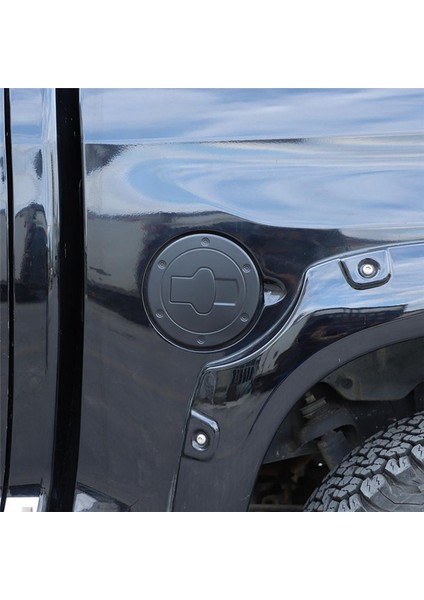 Toyota Tundra 2007-2021 Yakıt Deposu Kapağı Dekoratif Koruma Etiketi Dış Aksesuarları Abs Mat Siyah (Yurt Dışından) fırsatları