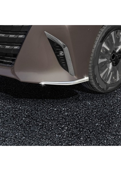 Toyota Alphard 40 Serisi 2023+ Ön Tampon Dudak Açısı Difüzör Splitter Spoiler Protector Gümüş (Yurt Dışından) fırsatları