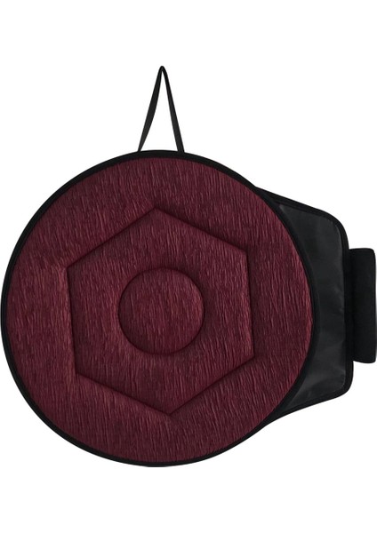 360 ° Dönen Koltuk Yastığı Ev Için Yaşlılar Için Araba Döner Koltuk Yastığı Için 15 7 Inç Koltuk Yastığı Ofis Sandalyeleri Bordo (Yurt Dışından)