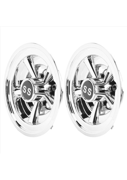 2pcs 8inch Ss Golf Arabası Tekerleği Kapaklar 5 Konuşulmuş Tasarım Hub Kapağı Için Golf Arabaları Için Kulüp Arabası Ezgo Yamaha (Yurt Dışından) fiyatları