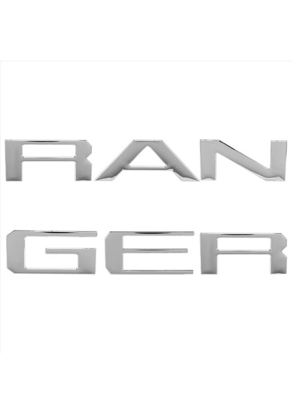 Tailgate Ford Ranger 2019 2020 3D Yükseltme ve Çıkartma Mektupları Bagaj Kapağı Amblemleri (Gümüş) Için Mektuplar Ekle (Yurt Dışından) fiyatları