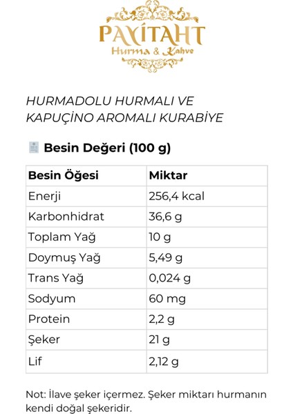 Hurmadolu Hurmalı & Kapuçino Aromalı Kurabiye – 24'lü Paket modelleri