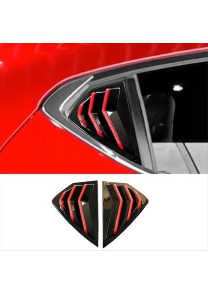Mazda 3 Axela Hatchback Için 2020-2022 Araba Arka Kangan Penceresi Yan Deklanşör Kapağı Döşeme Sticker Aksesuarları (Yurt Dışından) indirimleri