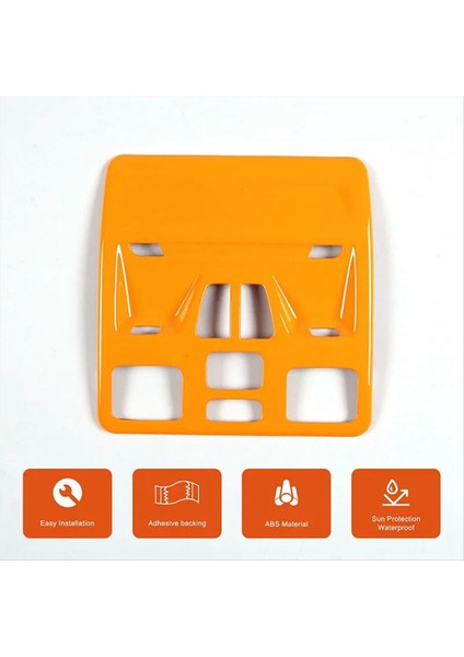 Ford Ranger Için 2023 2024 Araba Ön Okuma Işık Çerçevesi Kapak Trim Iç Aksesuarlar Turuncu (Yurt Dışından) fiyatları