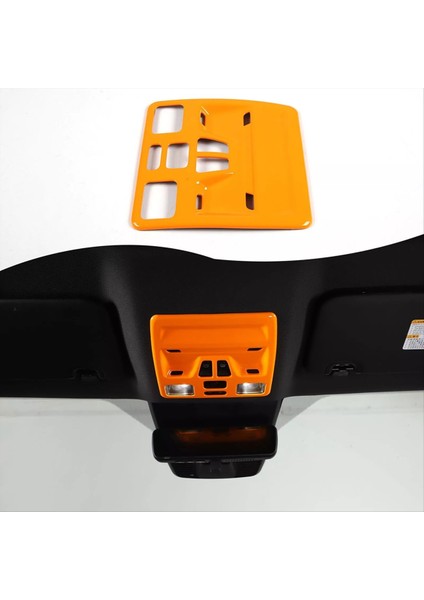 Ford Ranger Için 2023 2024 Araba Ön Okuma Işık Çerçevesi Kapak Trim Iç Aksesuarlar Turuncu (Yurt Dışından) indirimleri