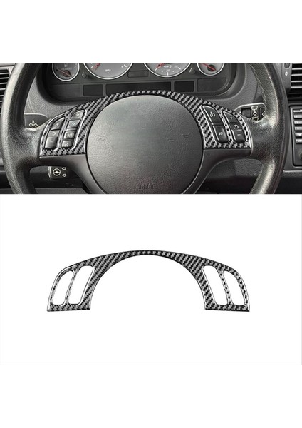 Bmw Için Karbon Fiber X5 E53 2000-2006 Araç Direksiyon Düğmeleri Kapak Döşeme Iç Aksesuarlar (Yurt Dışından) fırsatları
