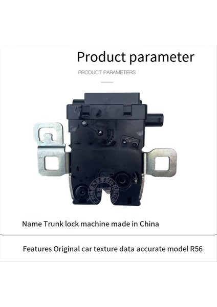 51242754528 Araç Parçaları Mini Cooper Için Bagaj Kapısı Kilit Bagaj Kilidi R50/R53/R56/R59 2002-2015 Değiştirme (Yurt Dışından) fırsatları