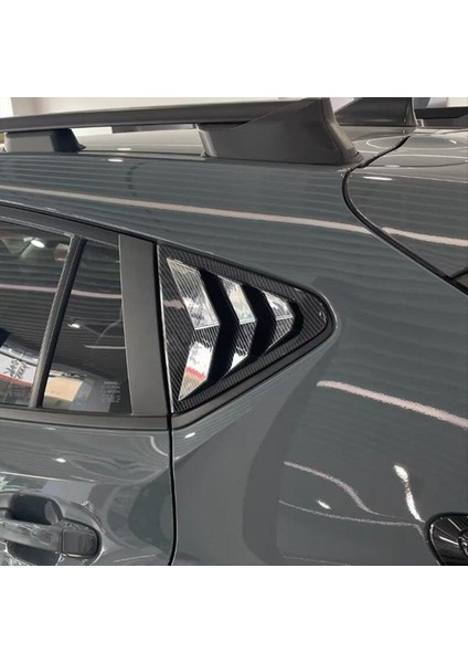 Subaru Crosstrek Için 2023 2024 Araba Arka Cam Pancu Kapağı Trim Aksesuarları Abs Karbon Fiber (Yurt Dışından) modelleri