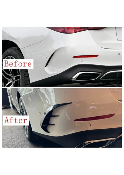 Arka Tampon Spoiler Alt Yan Hava Havalandırma Çerçevesi Kapak Mercedes Benz E Sınıfı W214 2024 Aksesuarlar (Yurt Dışından) modelleri
