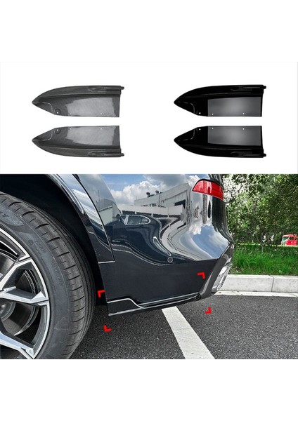 Bmw X5 G05 M Sport 2019-2023 Arka Tampon Dudak Açısı Difüzör Splusör Spoiler Koruyucu Karbon Fiber (Yurt Dışından) modelleri