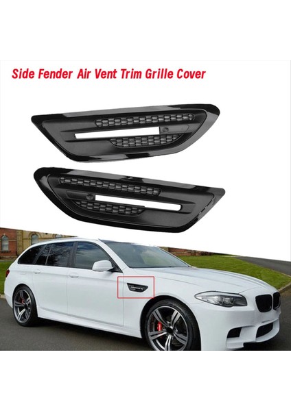 1paır Araç Yan Çift Hava Hava Doğru Tım Bmw F10 Sedan 5 Serisi M5 2011-2017 Izgara Çıkış Çerçevesi B (Yurt Dışından) fiyatları
