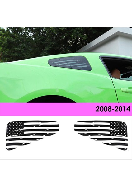2pcs Pvc Araba Arka Üçgen Pencere Trim Ford Mustang 2008-2014 Için Amerikan Bayrak Çıkartması (Yurt Dışından) fiyatları