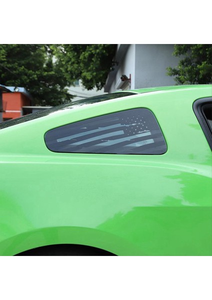 2pcs Pvc Araba Arka Üçgen Pencere Trim Ford Mustang 2008-2014 Için Amerikan Bayrak Çıkartması (Yurt Dışından) modelleri