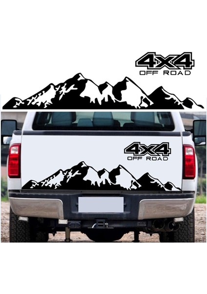 2x Araba Sticker 4x4 Ford Ranger Raptor Pickup Için Yol Grafik Çıkartması Isuuzu Dma Nissan Navara Toyota Hilux Aksesuarları (Yurt Dışından) modelleri