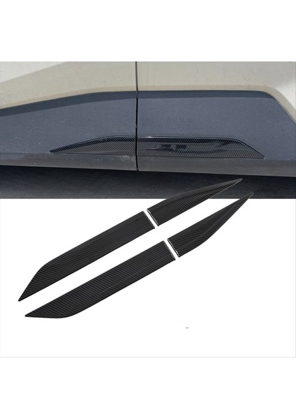 4pcs Karbon Fiber Renkli Araba Dış Kapak Kapağı Kapak Dekoru Için Byd Yunus Mini/byd Seagull (Yurt Dışından) fiyatları