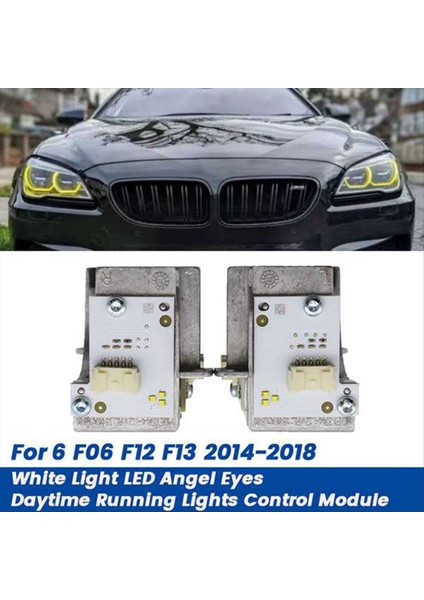 Far LED Modül Melek Gözleri Drl Gündüz Koşu Işıkları Bmw 6 Için Beyaz F06 F12 F13 2014-2018 63117394901 L (Yurt Dışından) fiyatları