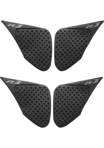 2x Yamaha R3 2015 2015 2016 2017 Yzf-R3 Slip Anti-Slip Anti-Slip Pedi Tank Koruyucusu Yan Yapıştırıcılar Gaz Diz Kavrama Pedleri (Yurt Dışından)