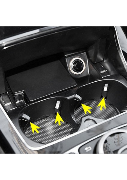 4pcs Araba Merkezi Kontrol Kupası Tutucu Mercedes Benz C E Glc Sınıfı W205 W206 W213 W253 Araç Aksesuarları (Yurt Dışından) fiyatları