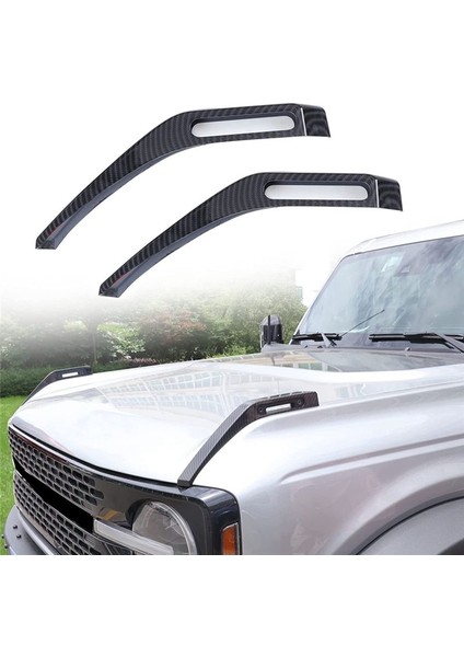Hood Trail Manzaraları Dekorasyon Kapağı Çıkartmaları Ford Bronco Için Dış Aksesuarlar 2021-2023 2 Paket Karbon Fiber (Yurt Dışından) fiyatları