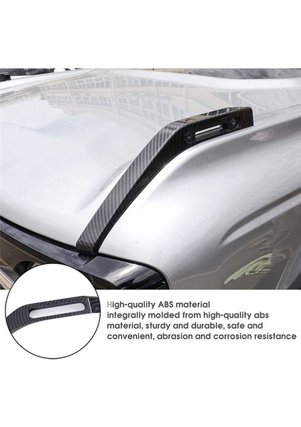 Hood Trail Manzaraları Dekorasyon Kapağı Çıkartmaları Ford Bronco Için Dış Aksesuarlar 2021-2023 2 Paket Karbon Fiber (Yurt Dışından) modelleri