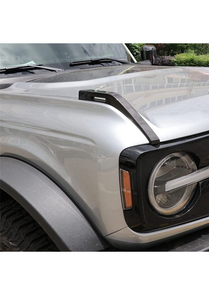 Hood Trail Manzaraları Dekorasyon Kapağı Çıkartmaları Ford Bronco Için Dış Aksesuarlar 2021-2023 2 Paket Karbon Fiber (Yurt Dışından) fırsatları