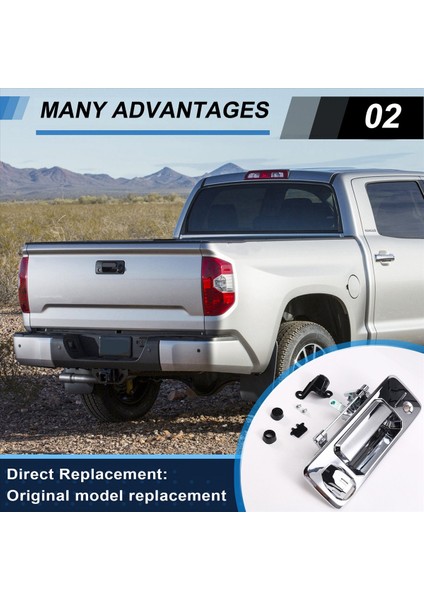 Toyota Tundra Tacoma Arka Kapı Kolu Için 69090-0C090 Anahtar Deliği Deliği ile Araba Bagaj Kapağı Mandal Sapı (Yurt Dışından) indirimleri