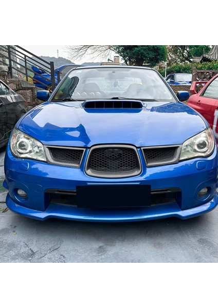 Subaru Impreza Wrx Stı 9 2006-2007 Araba Ön Orta Izgara Grille Kapak Döşeme Sticker Aksesuarları Karbon Fiber (Yurt Dışından) fiyatları